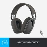 Logitech Zone Vibe 100, Headset schwarz, Bluetooth, USB-C