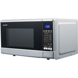 SHARP R670S, Mikrowelle silber/schwarz