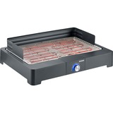 Severin PG 8560 Tischgrill mit Grillrost, Elektrogrill schwarz, 2.200 Watt