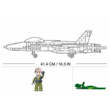 Sluban ModelBricks F/A-18E Super Bumblebee, Konstruktionsspielzeug 