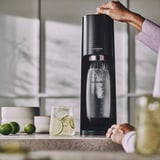 SodaStream Wassersprudler TERRA Megapack schwarz, inkl. 3 Kunststoffflaschen, CO₂-Zylinder	