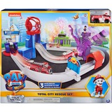 Spin Master Paw Patrol, True Metal Total City Rescue Movie Rennstrecken-Set, Rennbahn mit exklusivem Marshall-Fahrzeug