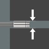 Wera Bit-Satz Kraftform Kompakt 27 XL Universal 1 schwarz/grün, 7‑teilig, integriertes Magazin