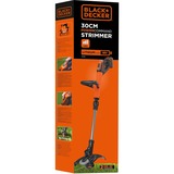 BLACK+DECKER Akku-Rasentrimmer STC1840EPC, 18Volt orange/schwarz, Li-Ionen Akku 4,0Ah