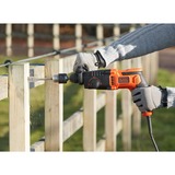 BLACK+DECKER Bohrhammer BEHS01K-QS schwarz/orange, 650 Watt, Koffer