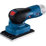 Bosch Akku-Schwingschleifer GSS 12V-13 Professional solo blau/schwarz, ohne Akku und Ladegerät, in L-BOXX, 3 Schleifplatten