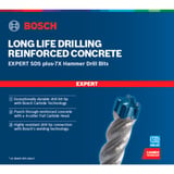 Bosch Professional EXPERT Hammerbohrer SDS-plus-7X, Ø 14mm Arbeitslänge 300mm