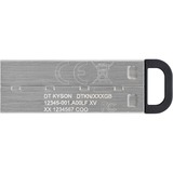 Kingston DataTraveler Kyson 256 GB, USB-Stick silber, USB-A 3.2 Gen 1