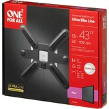 ONE FOR ALL TV-Wandhalterung WM6211 schwarz