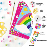 Ravensburger CreArt Junior - Zauberponys mit Regenbogen, Malen 