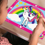Ravensburger CreArt Junior - Zauberponys mit Regenbogen, Malen 