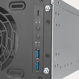SilverStone RM31 MINI Rackmount Server-Gehäuse, Rack, Server-Gehäuse schwarz, 3 Höheneinheiten