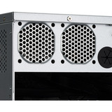 SilverStone RM31 MINI Rackmount Server-Gehäuse, Rack, Server-Gehäuse schwarz, 3 Höheneinheiten