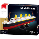 Sluban ModelBricks Titanic, Konstruktionsspielzeug Maßstab 1:700
