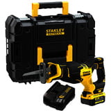 Stanley Akku-Säbelsäge (SFMCS311M1T-QW), 18Volt schwarz/gelb, Li-Ion-Akku 4,0Ah, Pro-Stack Koffer
