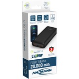 Ansmann Powerbank 20000mAh PB320PD schwarz, USB-C Power Delivery (PD 3.0)