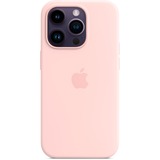 Apple Silikon Case mit MagSafe, Handyhülle rosa, Kalkrosa, iPhone 14 Pro