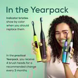 Beurer SC Premium Protection Plus Green Planet, Aufsteckbürste schwarz, 4er Pack