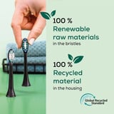 Beurer SC Premium Protection Plus Green Planet, Aufsteckbürste schwarz, 4er Pack