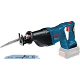 Bosch Akku-Säbelsäge GSA 18 V-LI Professional, 18Volt blau/schwarz, ohne Akku und Ladegerät, in L-BOXX