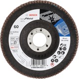 Bosch PRO X571 Fächerschleifscheibe, Ø 125mm, K60 Bohrung 22,23mm, abgewinkelt