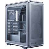 Cooler Master Masterframe 500 Mesh , Tower-Gehäuse silber, Tempered Glass