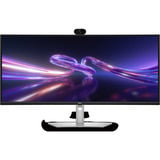 Dell Pro P3426WEV USB-C Webcam Monitor, LED-Monitor 86.6 cm (34.1 Zoll), schwarz/silber, WQHD, IPS, Curved, 4 MP-Webcam, USB-Hub, 100Hz Panel