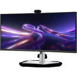 Dell Pro P3426WEV USB-C Webcam Monitor, LED-Monitor 86.6 cm (34.1 Zoll), schwarz/silber, WQHD, IPS, Curved, 4 MP-Webcam, USB-Hub, 100Hz Panel