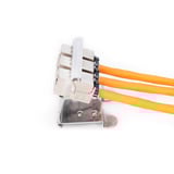 Digitus Hutschienenadapter für 3x Keystone Modul edelstahl