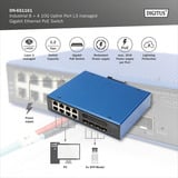 Digitus Industrial 8 + 4 10G Uplink Port L3 managed Gigabit, Switch 