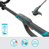 GARDENA Akku-Rasentrimmer PowerTrim 30/18V P4A solo grau/türkis, ohne Akku und Ladegerät, POWER FOR ALL ALLIANCE