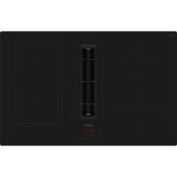 Siemens ED811BGA7, Autarkes Kochfeld schwarz, 80 cm, mit integriertem Dunstabzug