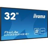iiyama LH3252S-B1, Public Display schwarz, FullHD, 60 Hz, Pivot, HDMI