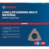 Bosch Expert Carbide Schleifplatte MAVZ 116 RT6 MultiMaterial, Ø 116mm, Schleifscheibe Starlock Max, K60