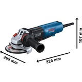 Bosch Professional Winkelschleifer GWS 17-125 SB Professional blau/schwarz, 1.700 Watt