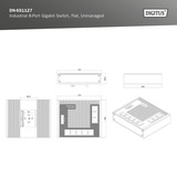 Digitus 8P G Ethernet Netzwerk  Switch, Flat, Industrial UNM 