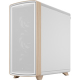 Fractal Design Summit Chalk White TG Clear Tint, Tower-Gehäuse weiß/holz