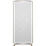 Fractal Design Summit Chalk White TG Clear Tint, Tower-Gehäuse weiß/holz