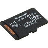 Kingston Industrial 64 GB microSDHC, Speicherkarte schwarz, UHS-I U3, Class 10, V30, A1