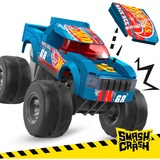 Mattel MEGA Hot Wheels Smash-und-Crash Race Ace Monster Truck, Konstruktionsspielzeug 