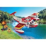 PLAYMOBIL 71463 City Action Feuerwehrflugzeug mit Löschfunktion, Konstruktionsspielzeug 