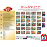 Schmidt Spiele Eulen und Blumen, Puzzle 1000 Teile