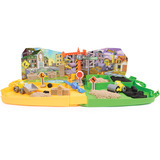 Spin Master Kinetic Sand - Deluxe Baustellen-Koffer, Spielsand 