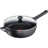 Tefal Schmorpfanne Trattoria, Ø 28cm schwarz, mit Glasdeckel