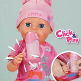 ZAPF Creation BABY born Emma Click & Play 43cm, Puppe 