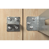 fischer Spanplattenschraube PowerFast 6,0x60 Halbrundkopf TX 50 Stück, mit Vollgewinde, Edelstahl A2