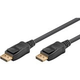 goobay Essential Kabel DisplayPort Stecker > DisplayPort Stecker, 8K / 120Hz schwarz, 5 Meter, 40 Gbit/s, DisplayPort 2.0 / 2.1