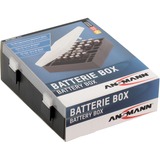 Ansmann Batteriebox 48, Akku-Box schwarz/transparent