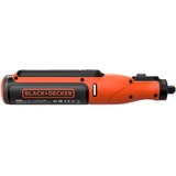 BLACK+DECKER Multifunktions-Werkzeug BCRT8IK-XJ, 7,2Volt orange/schwarz, 52-teiliges Zubehör, im Koffer