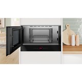 Bosch BEL7321B1 Serie 8, Mikrowelle schwarz, mit Grillfunktion